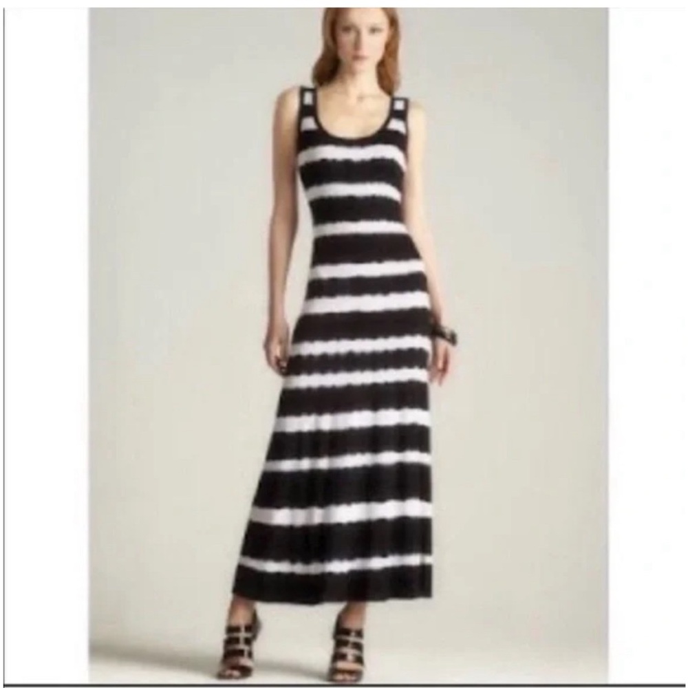 BLACK Calvin Klein Maxi Dress with belt  BLACK & WHITE with Belt 💕NEW
Size 10